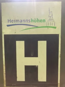 Markering Hermannsweg Teutoburgerwoud