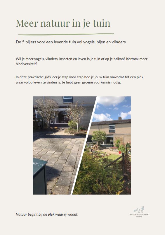 Meer natuur in je tuin e-book